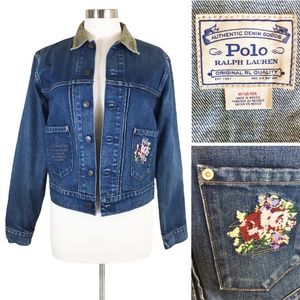 Polo Ralph Lauren Embroidered Denim Jacket